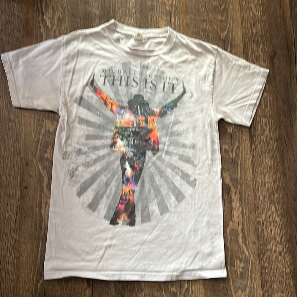 Vintage Michael Jackson This Is It Rare T-shirt By Delta ProWeight SM